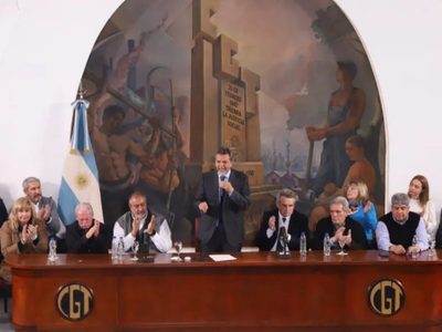 La Confederación General del Trabajo saldrá a la calle para apoyar la candidatura de Sergio Massa