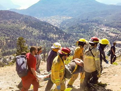 "Se vino abajo con el parapente": Agónico rescate en San Martín de los Andes