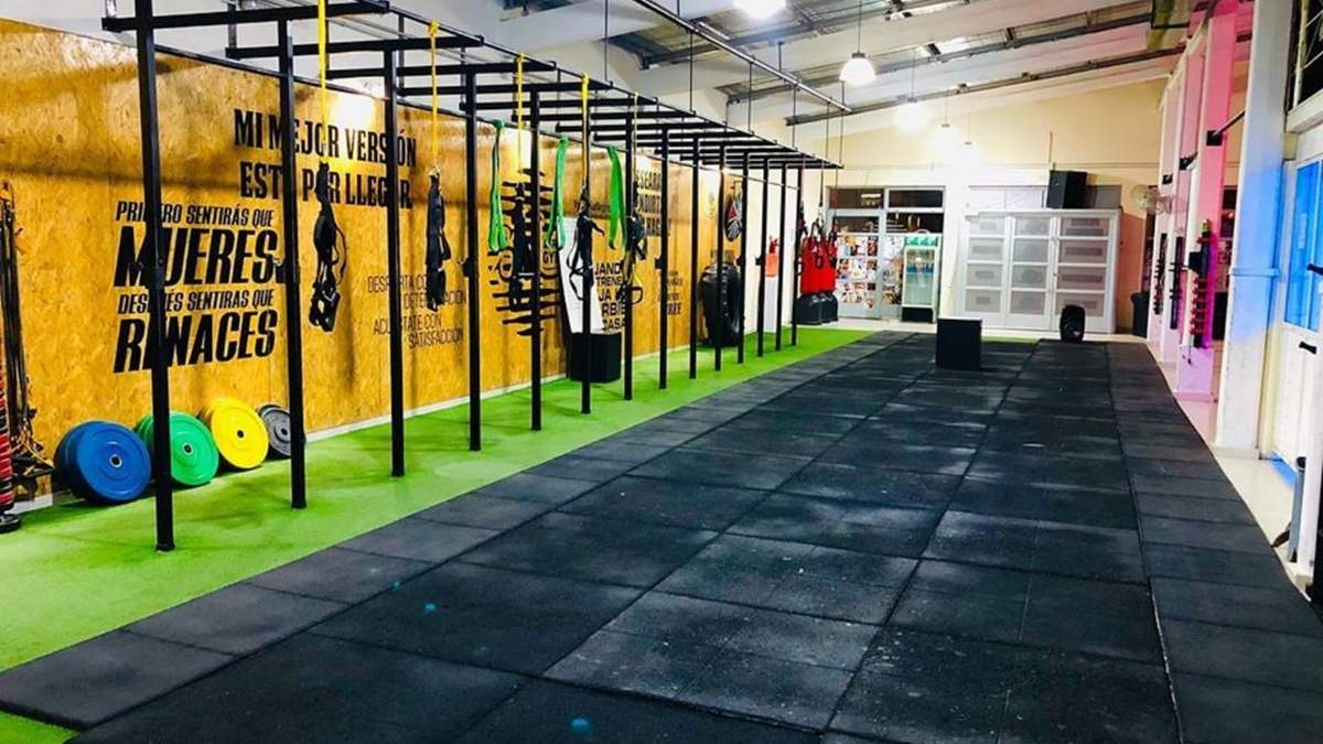 Gimnasios desolados en Zapala, a la espera de la reactivación. Fuente: (Twitter).