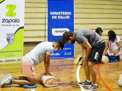 La Secretaría de Deportes de Zapala realizó una jornada de capacitación en RCP