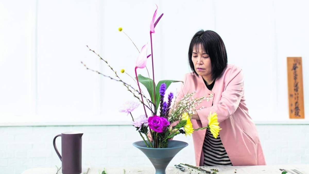 Ikebana. Fuente: (Instagram)