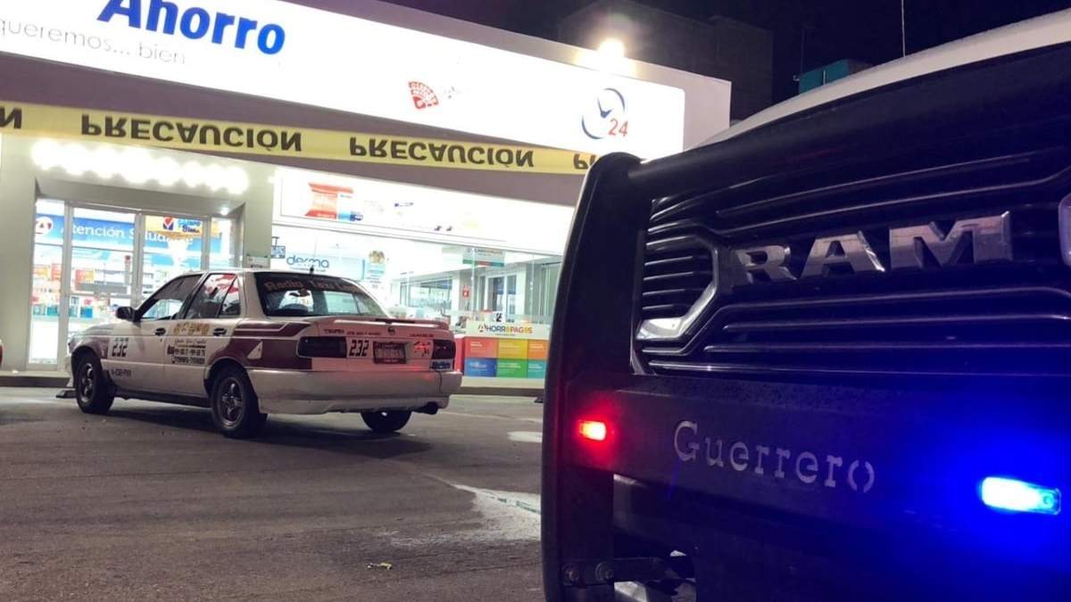 El taxista fue asesinado en el centro de Chilpancingo