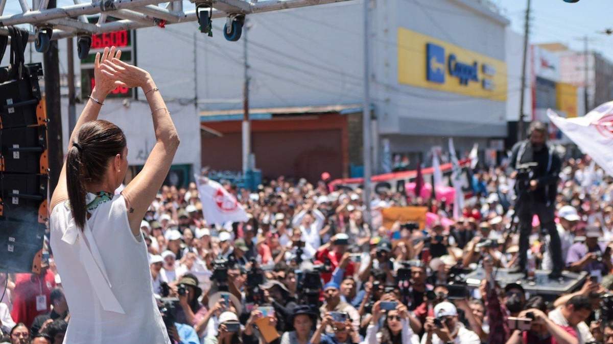 La precandidata morenista en Tijuana