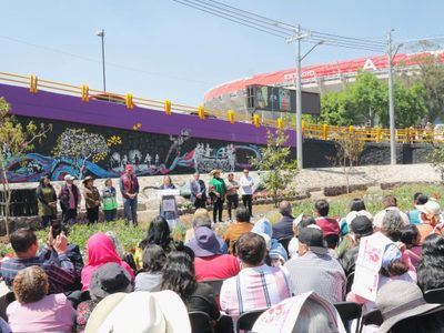 Inauguran el Jardín de Lluvia Coapan; busca aliviar escasez e inundaciones