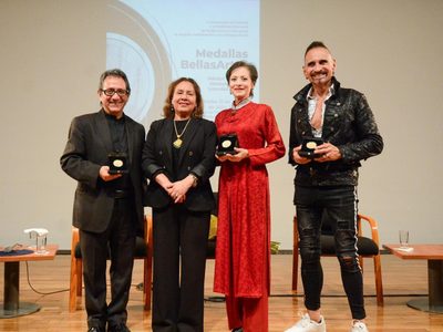 Lourdes Ambriz, Héctor Infanzón y Horacio Franco, galardonados con la Medalla Bellas Artes
