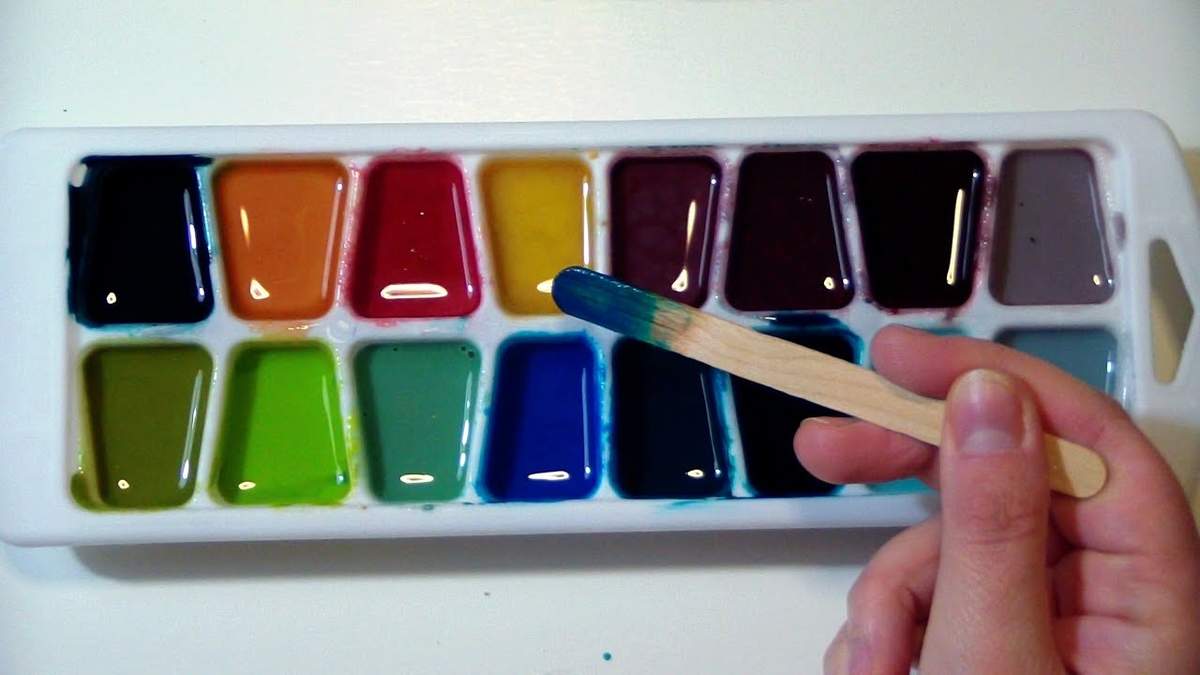 Cómo hacer acuarelas caseras. Fuente: (X)