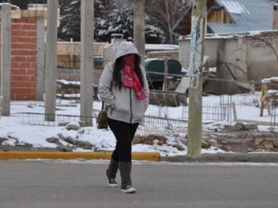 Alerta amarillo por lluvias y frío intenso en la cordillera de Neuquén y Río Negro