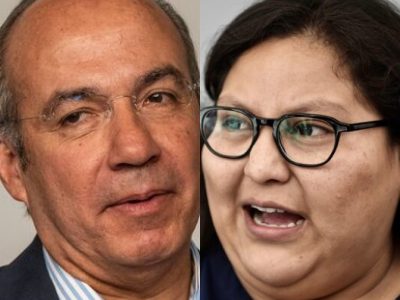 Felipe Calderón se pelea con Citlalli Hernández por cancelación del aeropuerto de Texcoco