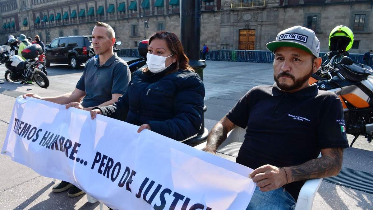 Bryan LeBarón, Itzel del Carmen Perea y Pedro Carrizales "El Mijis"