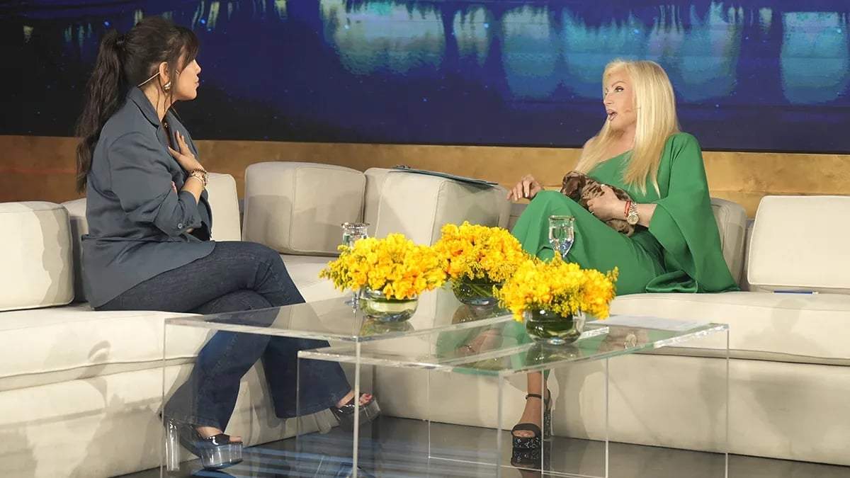 Susana Giménez y Wanda Nara. Fuente: (Telefe).
