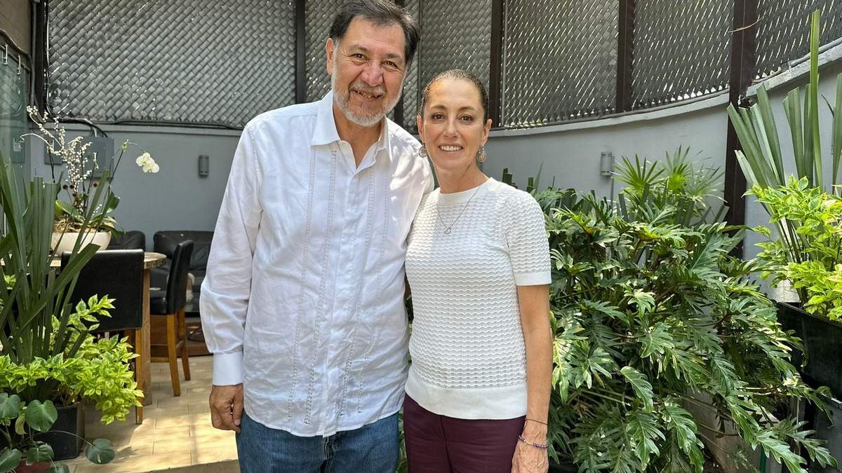 Fernández Noroña y la presidenta Sheinbaum. Enfriamiento político