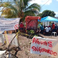 Tras cierre de megagranja porcícola, comunidad enfrenta el reto de sanear Santa María Chi