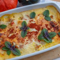 Lasagna de calabaza y espinaca: cremosa y fácil de hacer, un plato otoñal que no falla