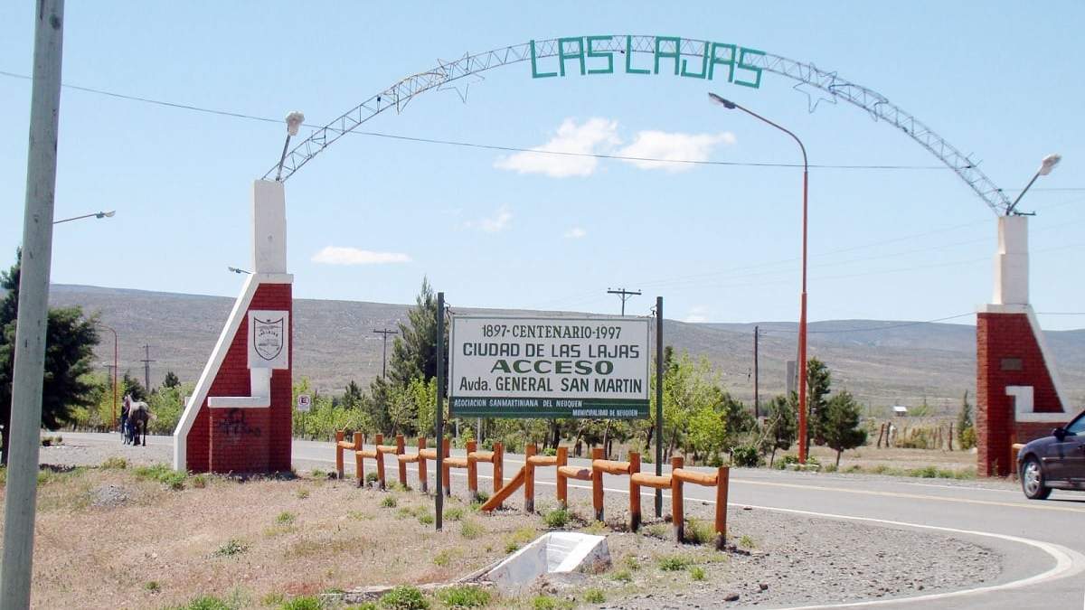 El violento robo ocurrió en la localidad de Las Lajas. Fuente (Facebook)