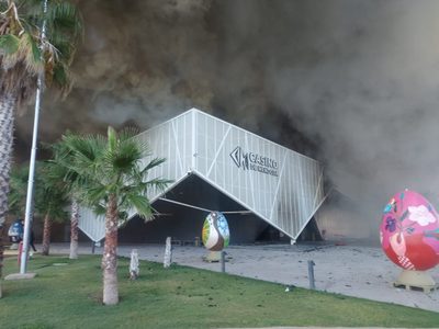 Se incendió el Casino de San Martín