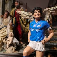 Maradona ya estaba en el corazón de los napolitanos: ahora estará en sus pesebres