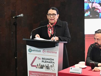 Rosa Icela Rodríguez pide lealtad absoluta de los diputados morenistas al movimiento