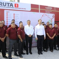 Pone en marcha Américo histórica modernización del transporte público en Tamaulipas