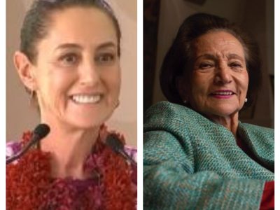 “Sería algo muy lindo”: Sheinbaum quiere recibir la Banda Presidencial de manos de Ifigenia Martínez