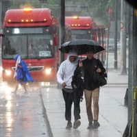 Seguirán el jueves las lluvias muy fuertes con descargas eléctricas y probable granizo