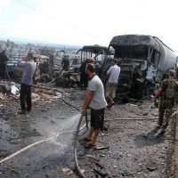 Mueren al menos 40 personas en varios ataques en Siria