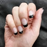 Francesita en negro: la nueva tendencia de nail art, fácil de hacer y que va para el día y la noche