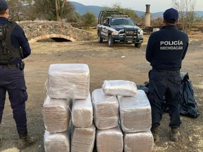 Detienen en Tiripetío a un hombre con 118 kilos de mariguana