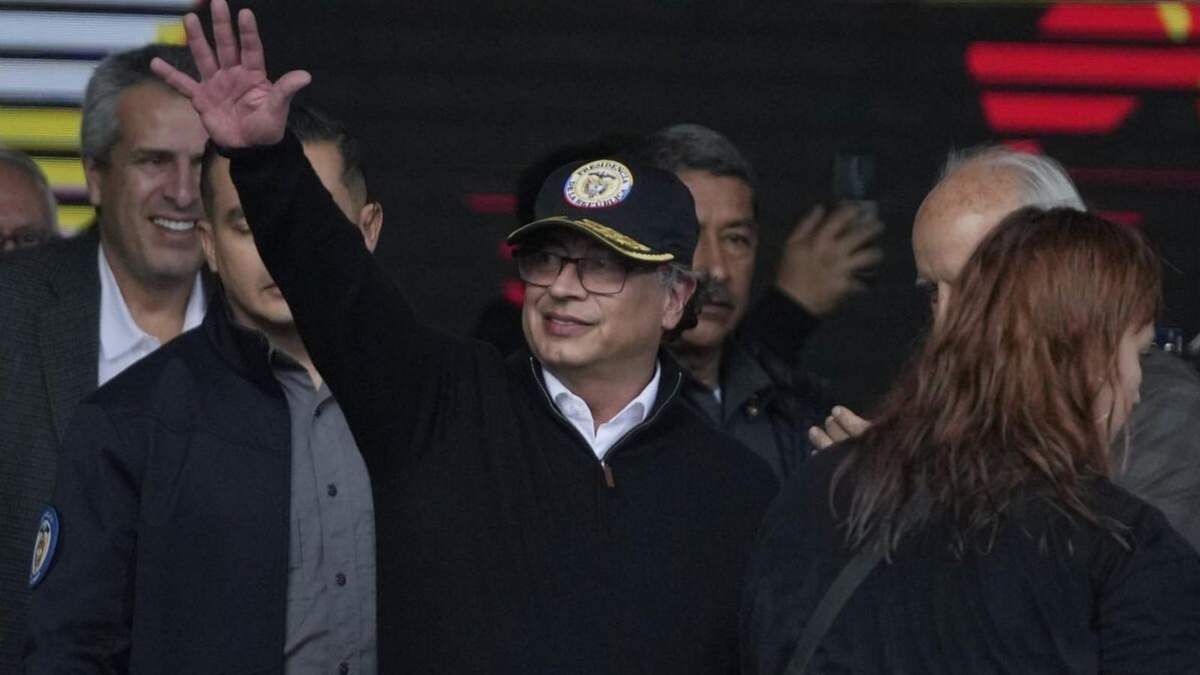 El presidente colombiano Gustavo Petro