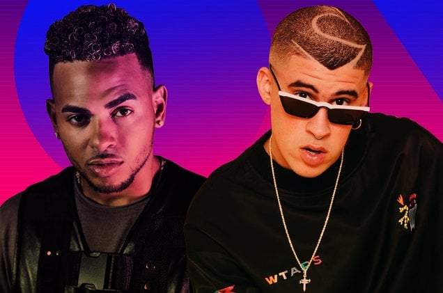 Bad Bunny y Ozuna. Fuente: (Instagram)