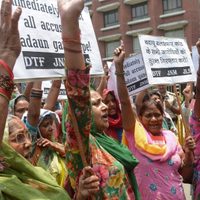 Las mujeres en India asumen el liderazgo de las protestas agrícolas