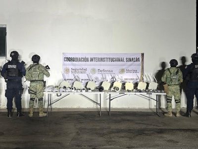 Ejército y GN desmantelan más de 430 cámaras de videovigilancia clandestinas en Culiacán