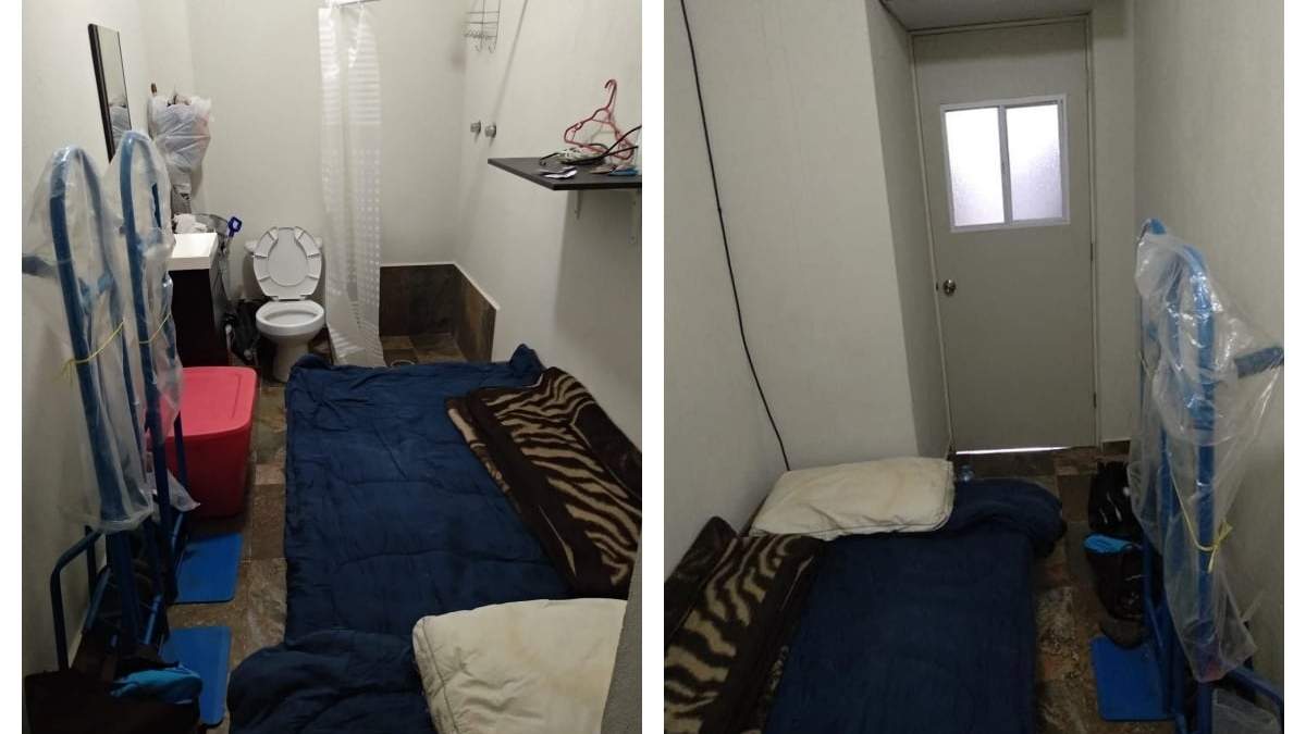 Baño ofertado como "mini loft" en Monterrey