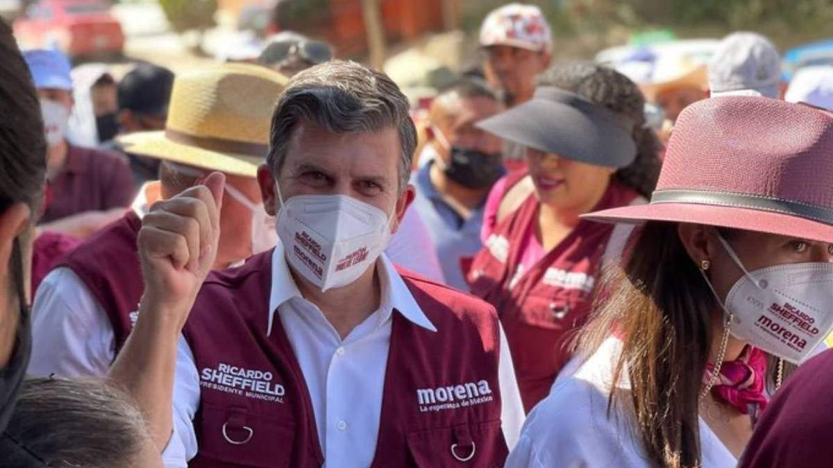 El candidato de Morena a la alcaldía de León, Ricardo Sheffield