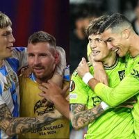 Garnacho y un sueño único: reveló qué es lo mejor de jugar junto a Lionel Messi y Cristiano Ronaldo