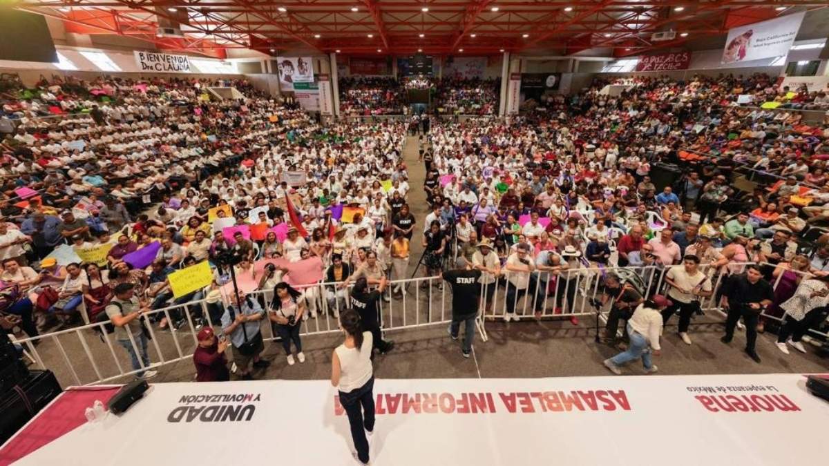 Claudia Sheinbaum en La Paz, Baja California Sur