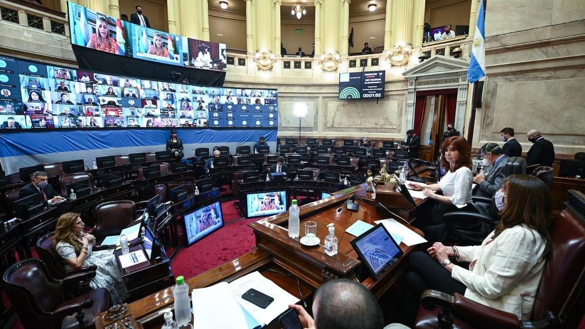 Senado de la Nación. Fuente: (Twitter)