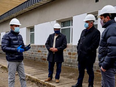 El gobernador recorrió las obras en el sur de la provincia