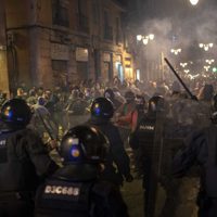 Barcelona en llamas: saqueos y quemas en contra de un nuevo confinamiento