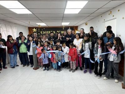 Inauguraron obras nuevas en una escuela rural en un paraje cercano a Loncopué