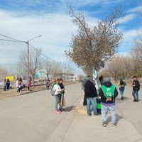 Cortaron la ruta en El Chañar por problemas edilicios en la Escuela 364