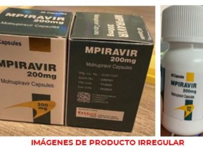 Cofepris alerta por venta de falso Molnupiravir, medicamento contra el covid-19