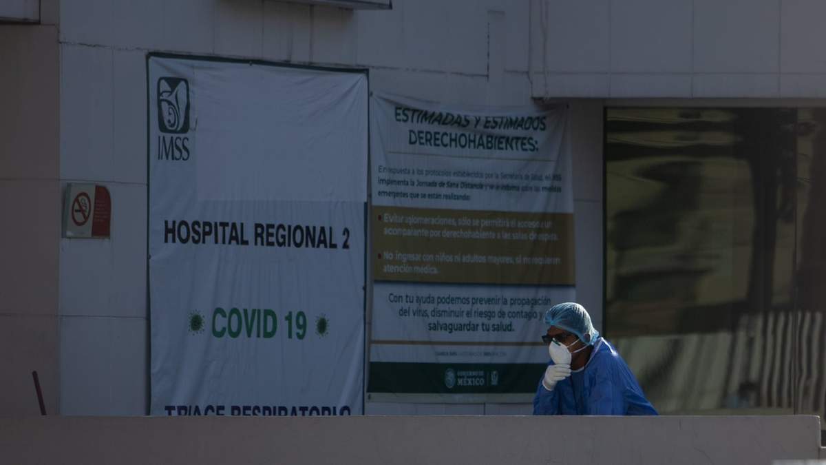 Un hospital covid del IMSS en la CDMX