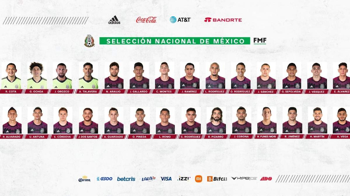 Convocados de México