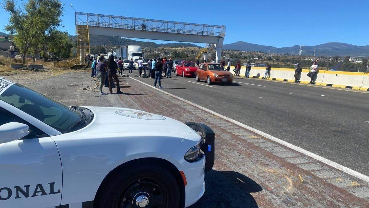 Manifestación en la autopista