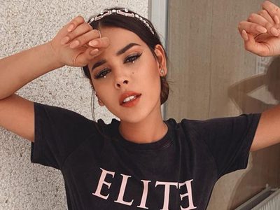 ¡Ver para creer! El osado atuendo de Danna Paola para abrir la encomienda. ¡Impactó a sus fans!