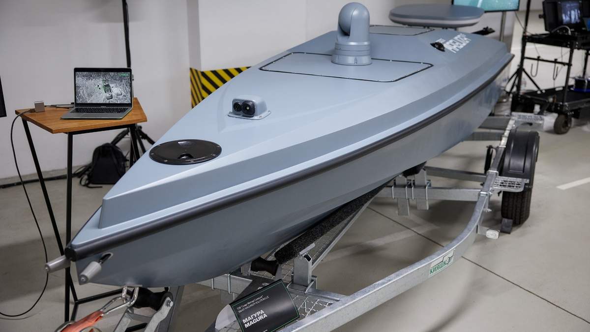 Un bote de superficie no tripulado ucraniano multipropósito