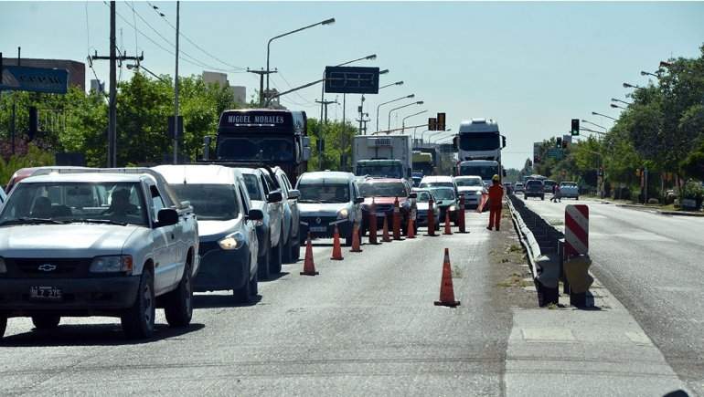 Obras en la ruta 22 Fuente: (Twitter)