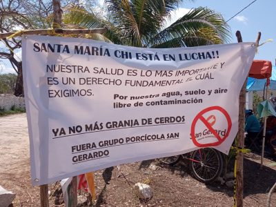 Tras dos años de lucha del pueblo maya, Profepa clausura definitivamente granja de Santa María Chi