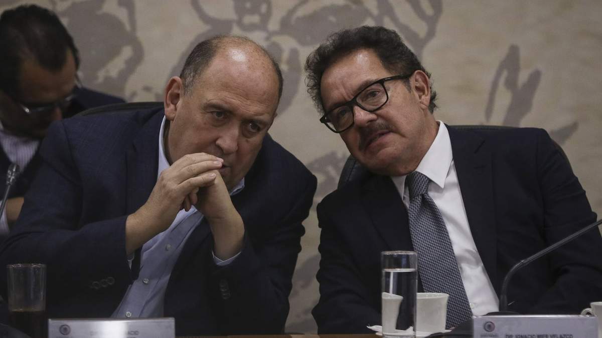 Moreira y Mier, el pasado jueves en el foro legislativo sobre la reforma al Poder Judicial