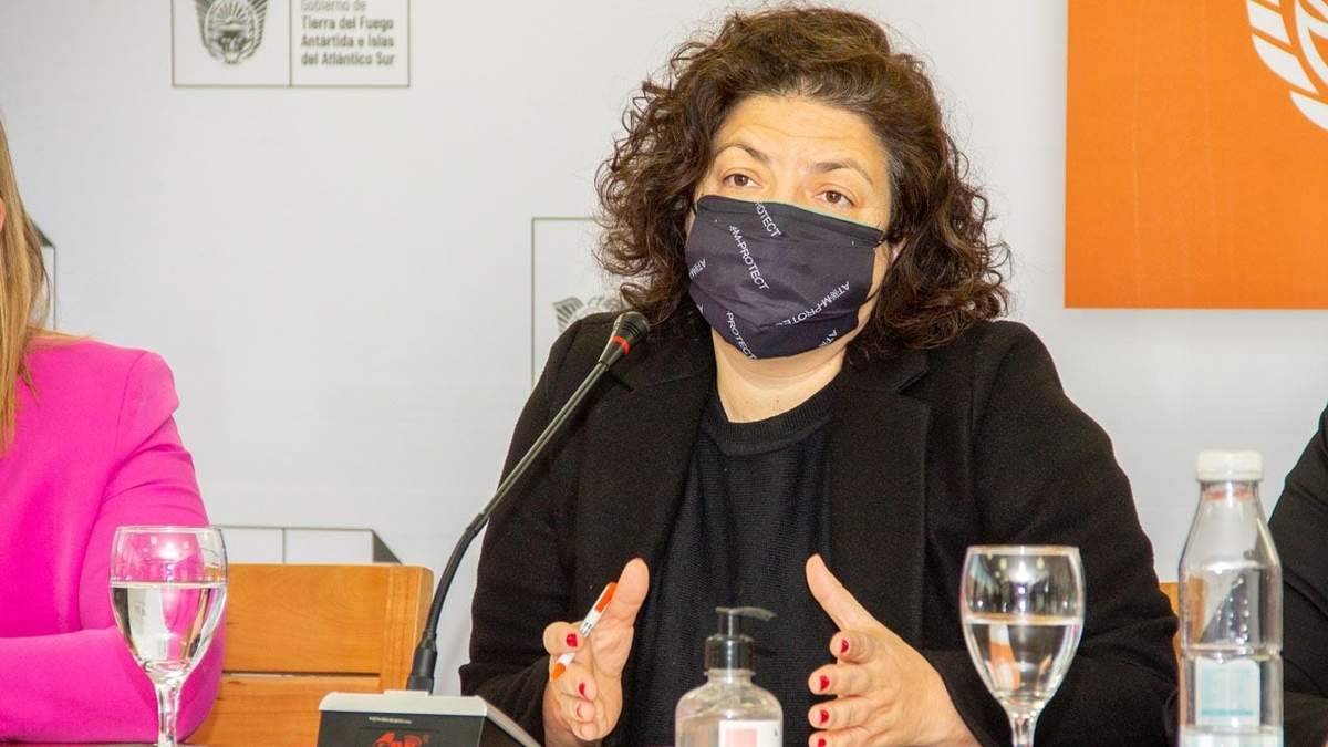La ministra de Salud de la Nación, Carla Vizzotti. Fuente: (Twitter)